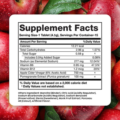 Apple Cider Vinegar Effervescent (700mg)