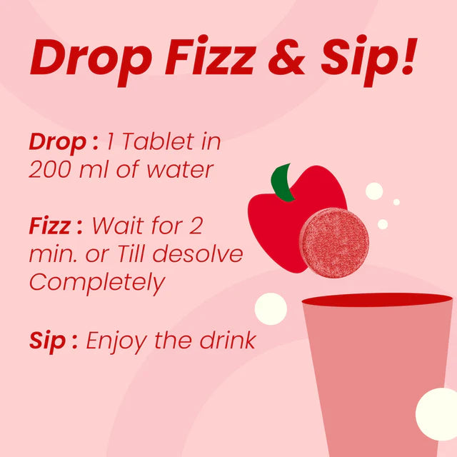 Apple Cider Vinegar Effervescent (700mg)