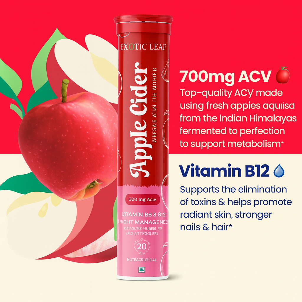 Apple Cider Vinegar Effervescent (700mg)